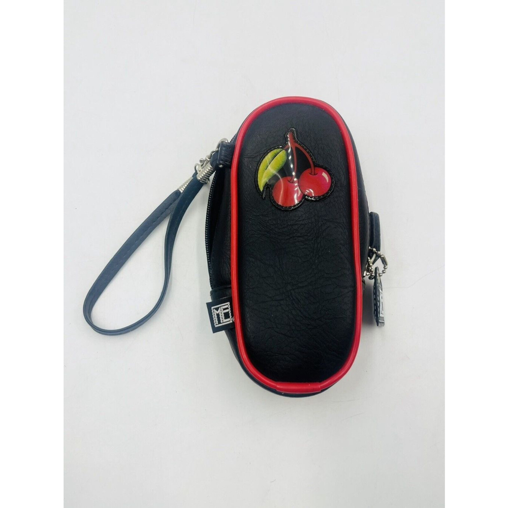 Mary Engelbreit Black and Red Cherry 6” Pencil/ Glasses Case